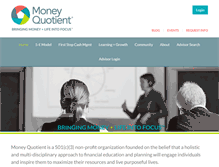 Tablet Screenshot of moneyquotient.org